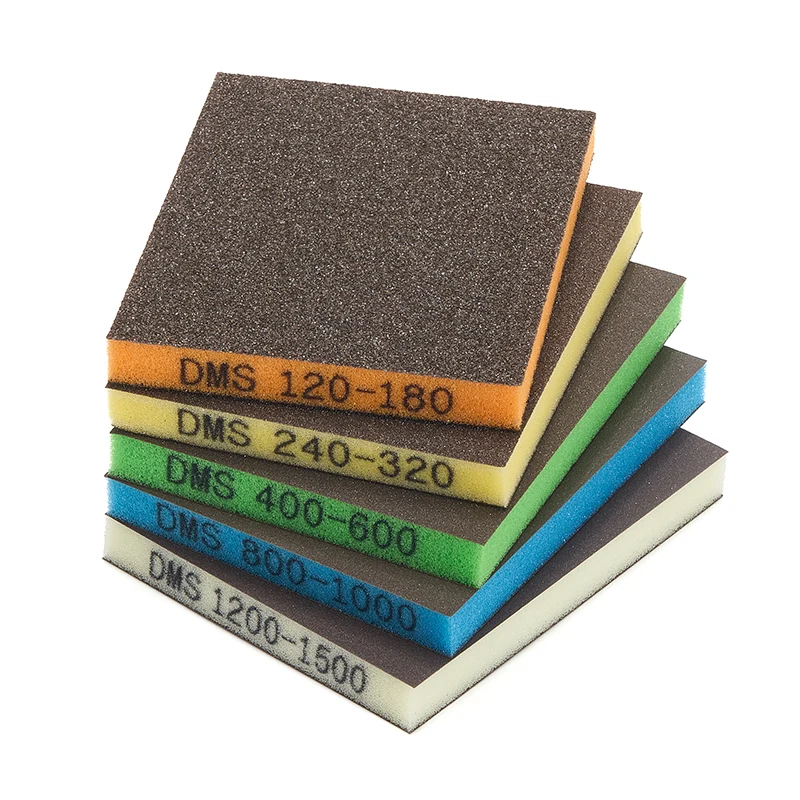 রঙিন ডাবল সাইডেড স্যান্ডিং স্পঞ্জ